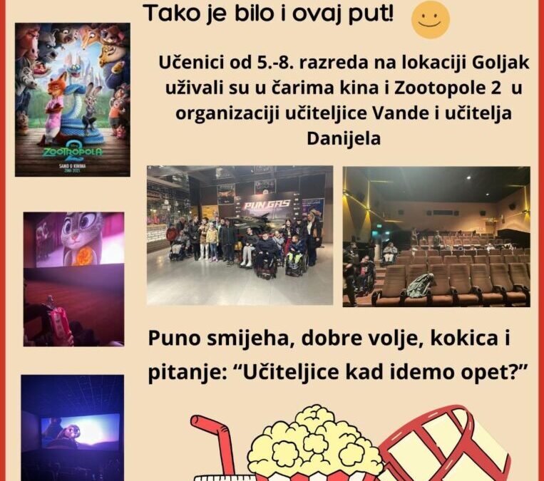 Kino dan za ekipu – Zootropola 2